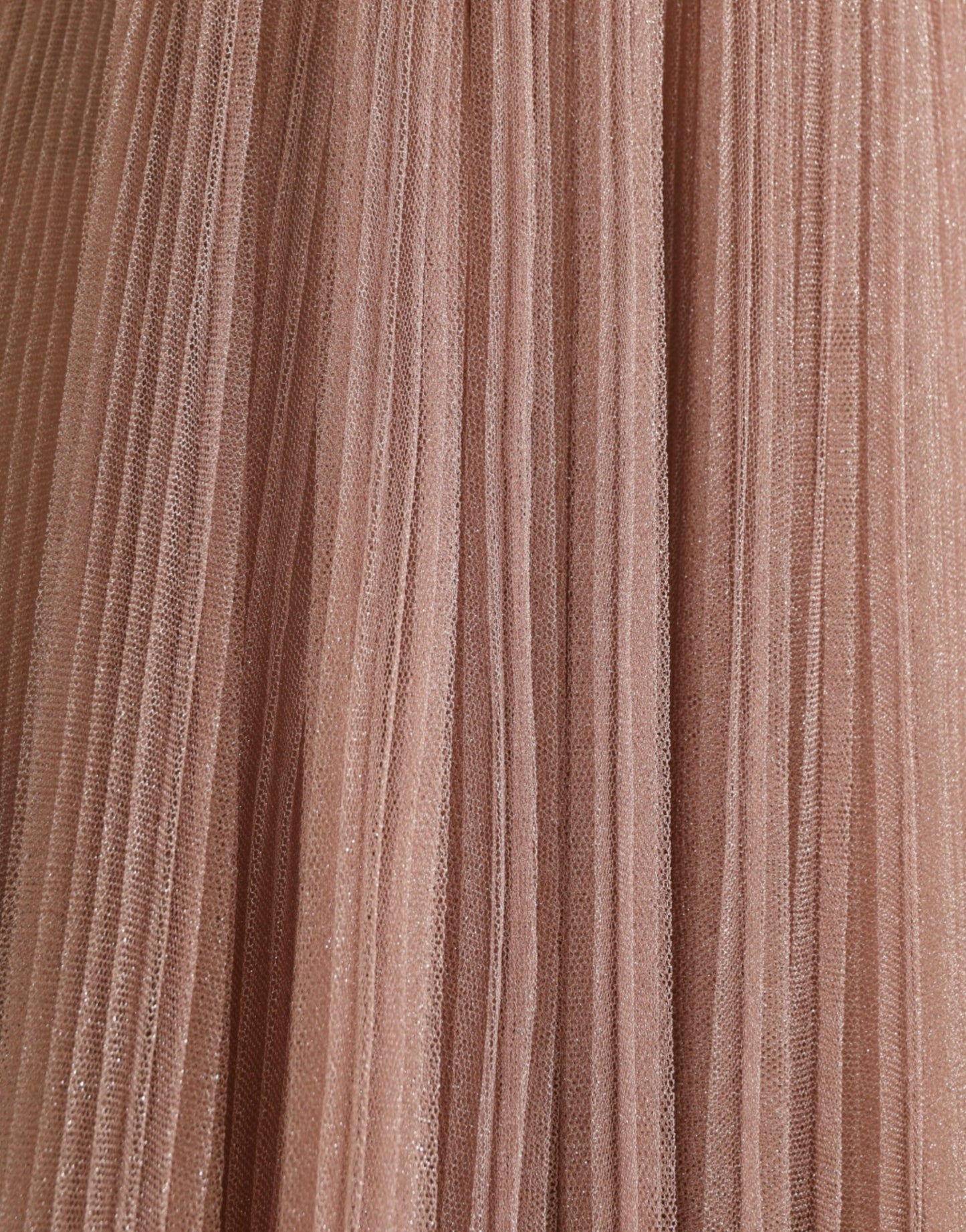 Dolce & Gabbana Pink One Shoulder Pleated Lame Tulle Dress by Dolce & Gabbana