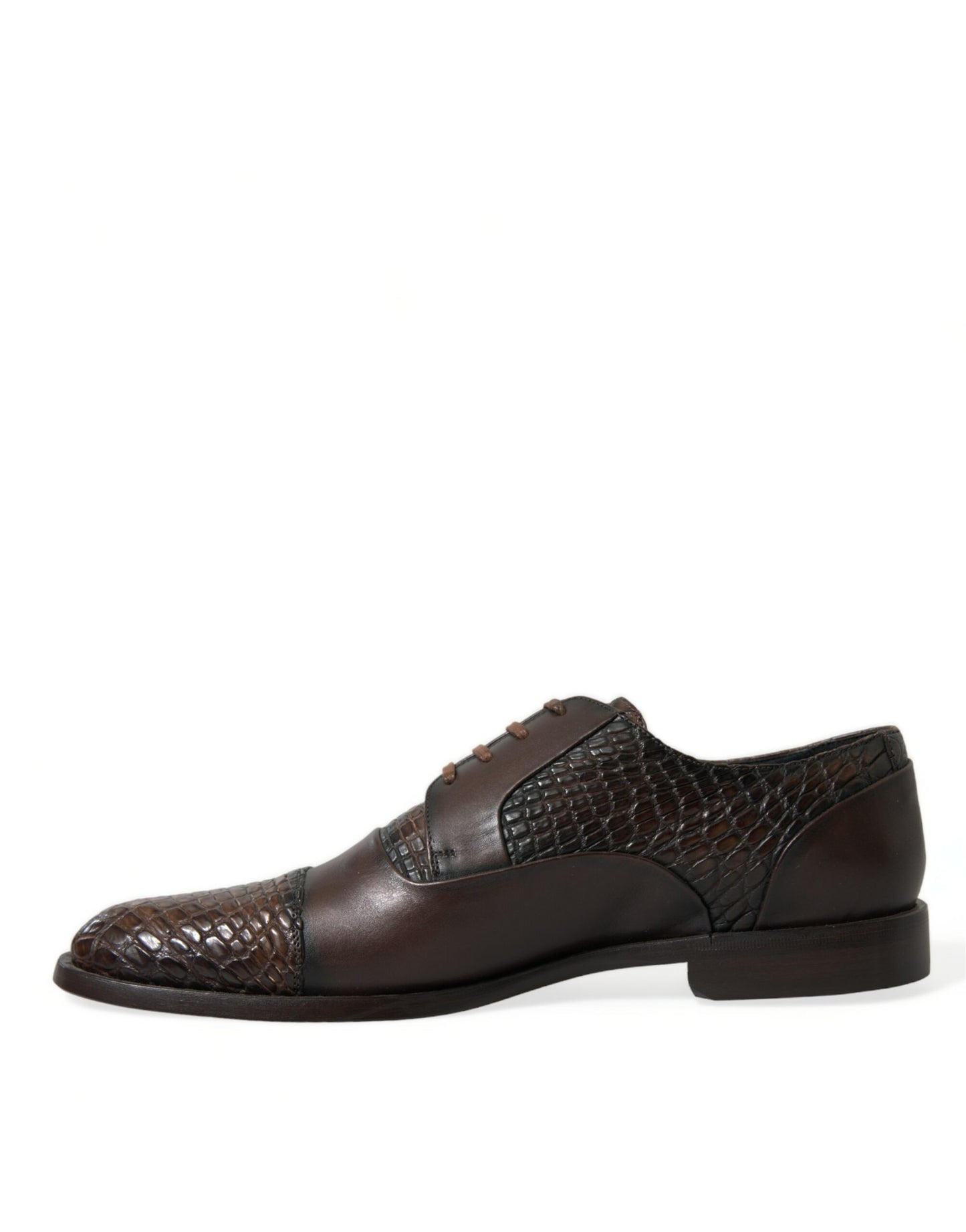Chaussures habillées Oxford élégantes en cuir texturé Dolce & Gabbana