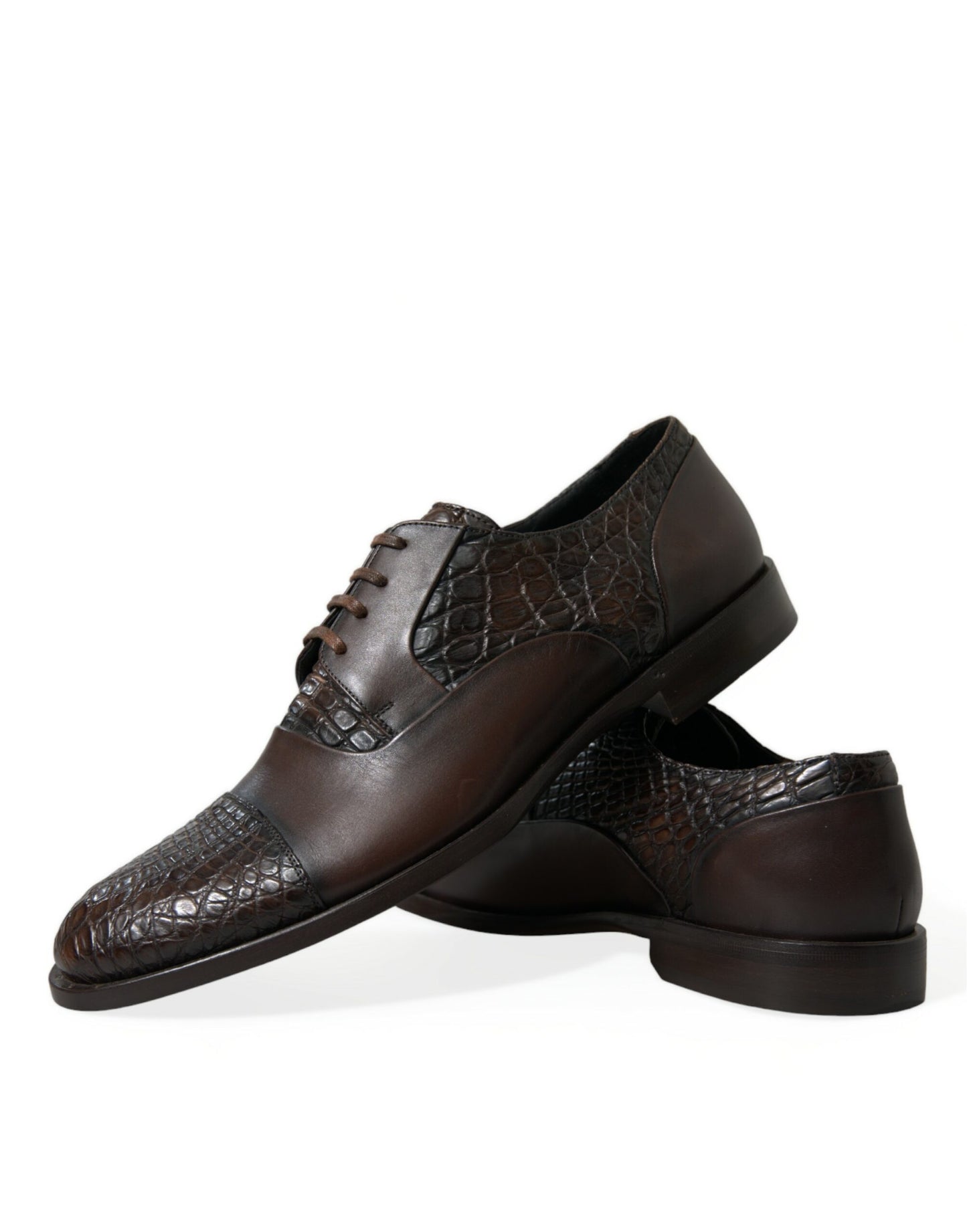 Chaussures habillées Oxford élégantes en cuir texturé Dolce & Gabbana