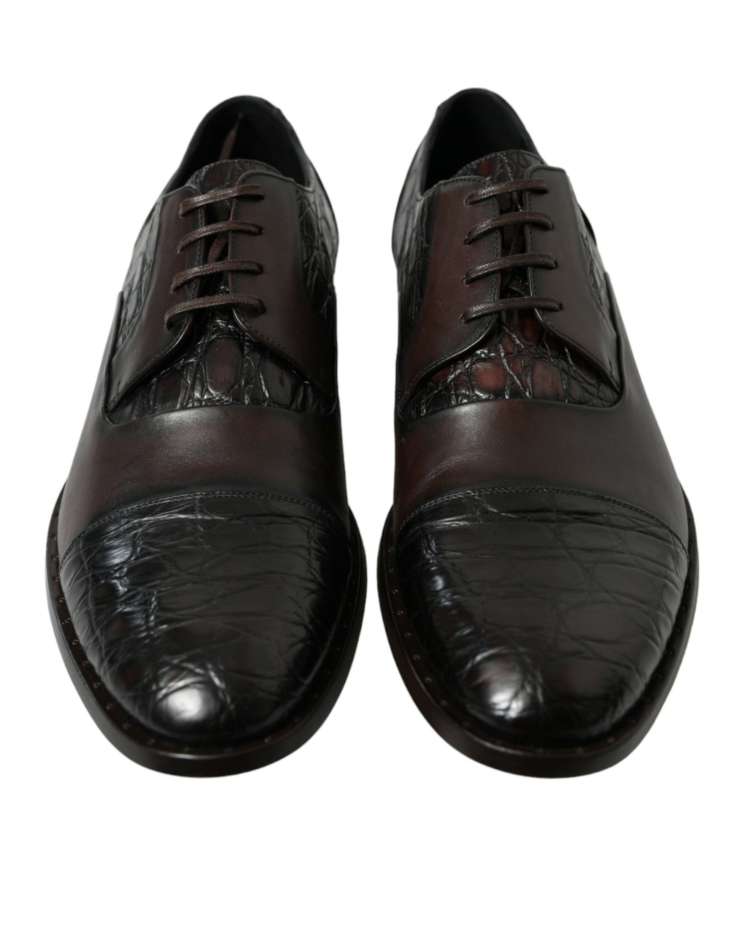 Chaussures habillées Derby marron élégantes Dolce & Gabbana