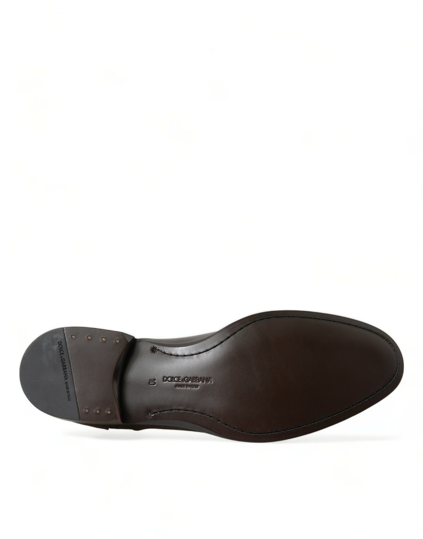 Chaussures habillées Derby marron élégantes Dolce & Gabbana
