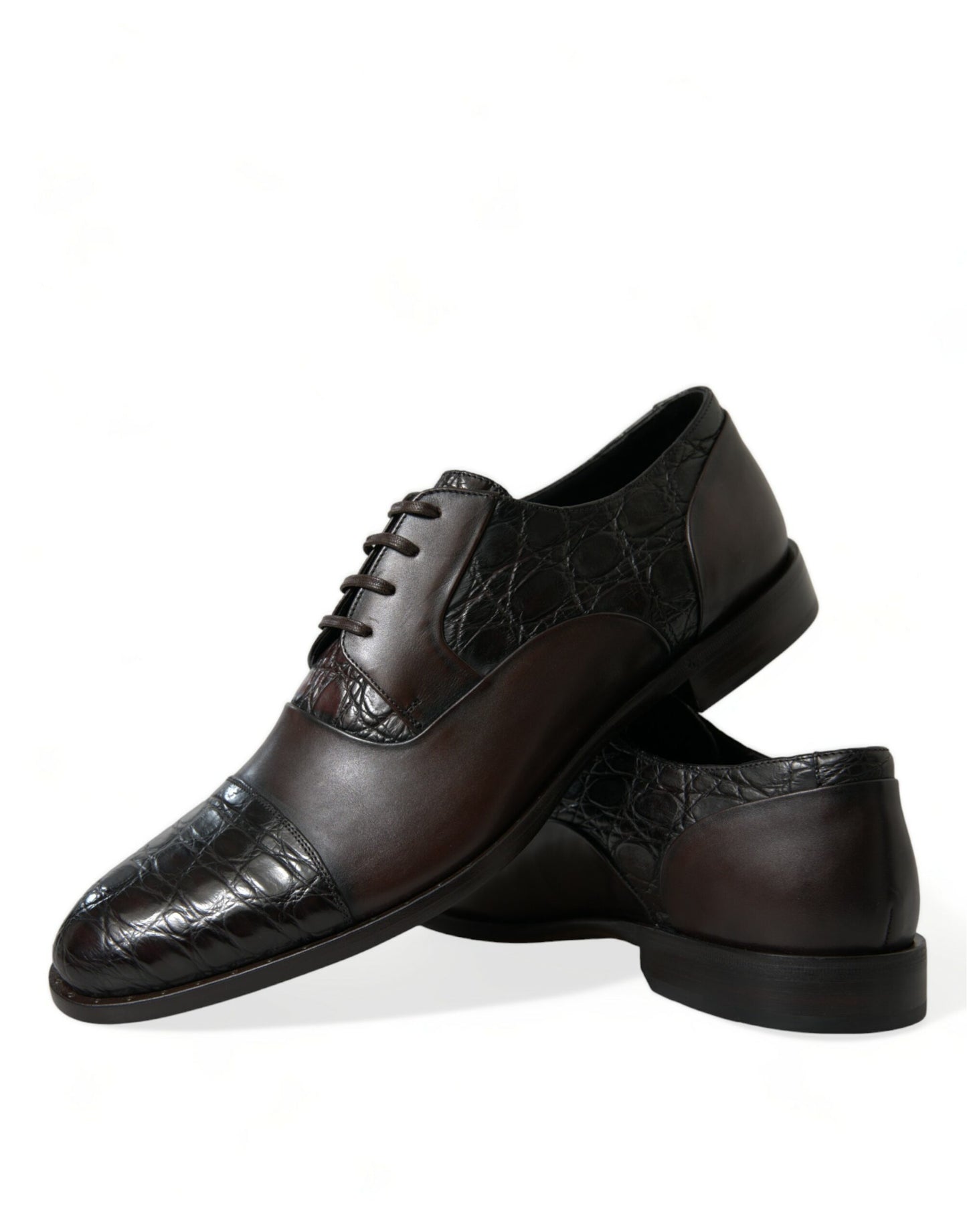 Chaussures habillées Derby marron élégantes Dolce & Gabbana