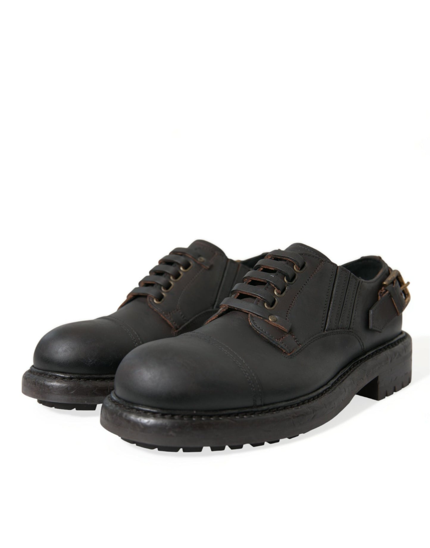 Chaussures Derby élégantes en cuir pour homme Dolce & Gabbana