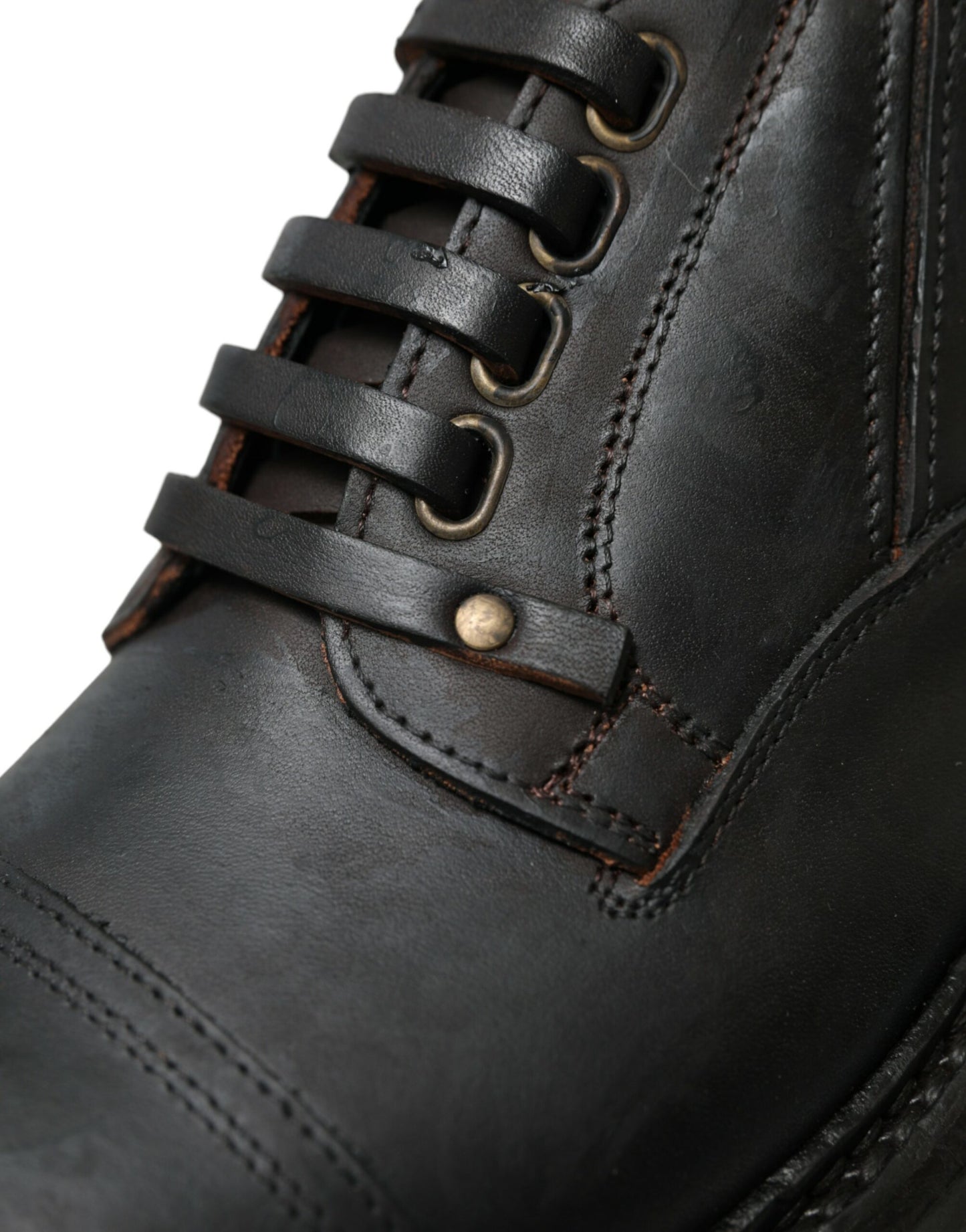 Chaussures Derby élégantes en cuir pour homme Dolce & Gabbana