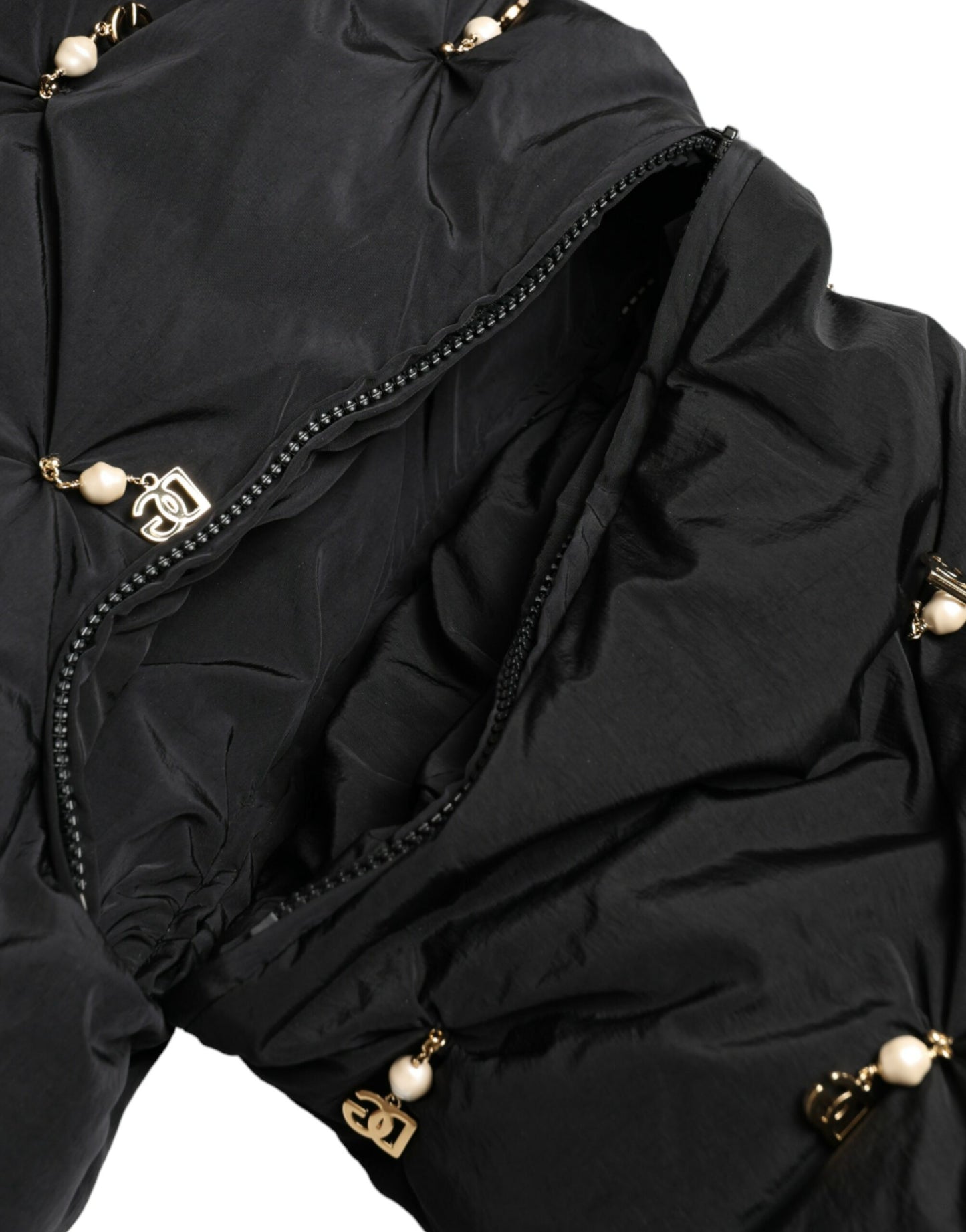 Veste matelassée élégante Dolce & Gabbana ornée de perles