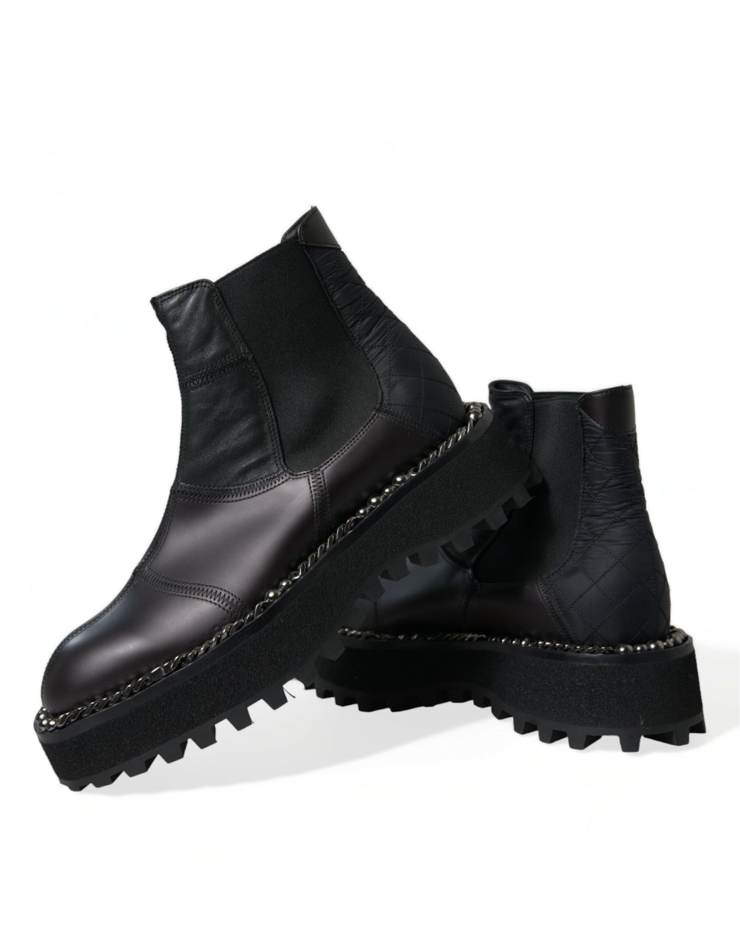 Bottines Chelsea noires élégantes Dolce & Gabbana