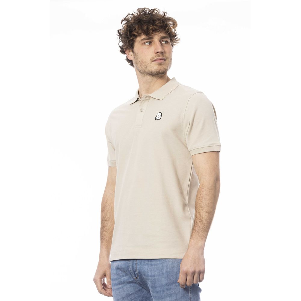 Polo Invicta en coton beige pour homme