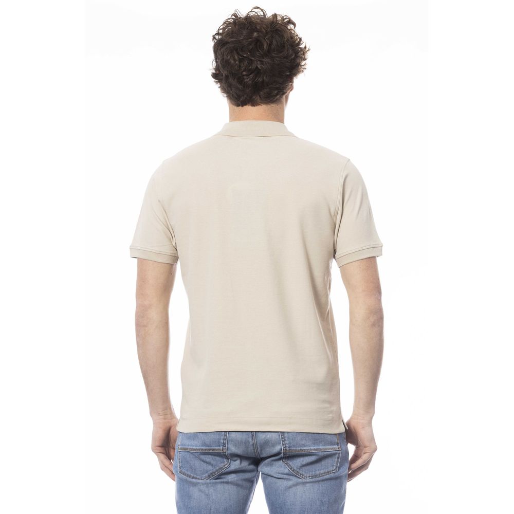 Polo Invicta en coton beige pour homme