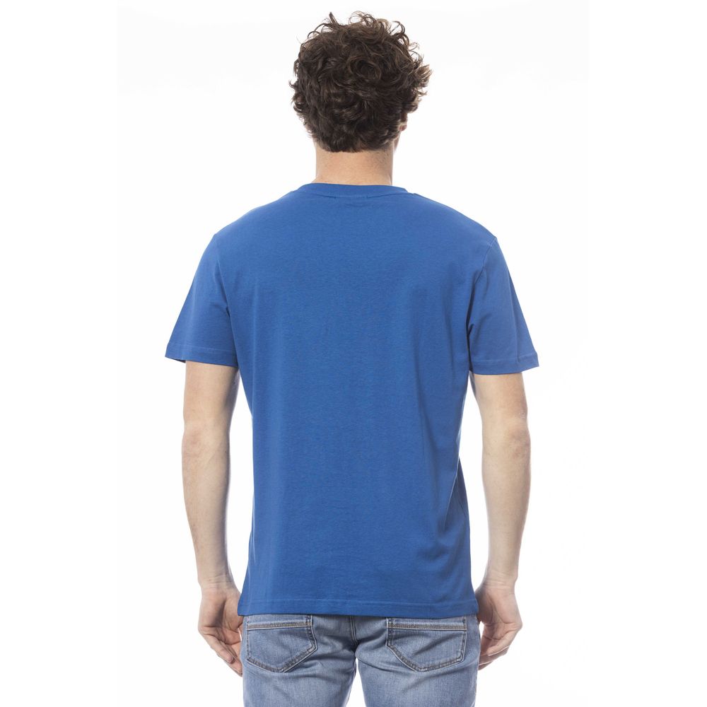 T-shirt homme en coton bleu Invicta