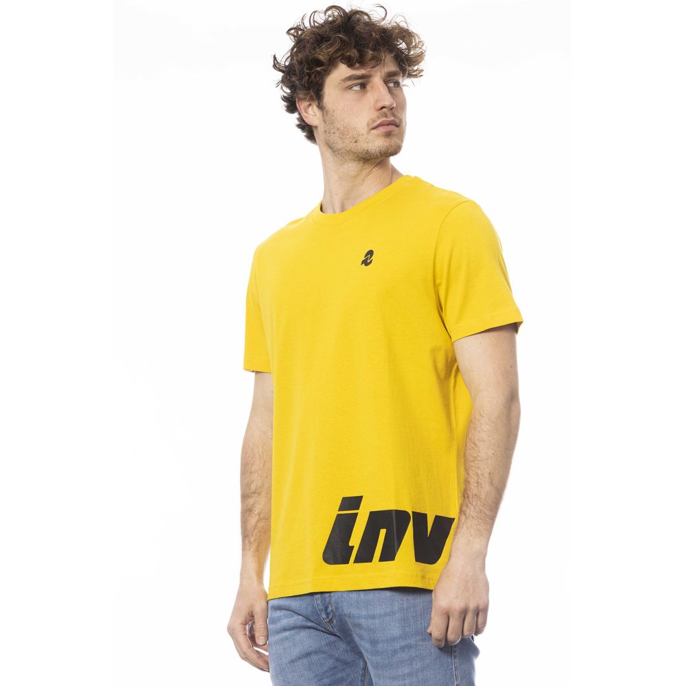 T-shirt homme en coton jaune Invicta