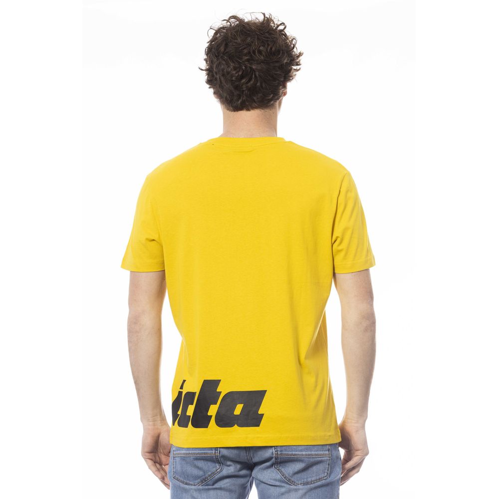 T-shirt homme en coton jaune Invicta