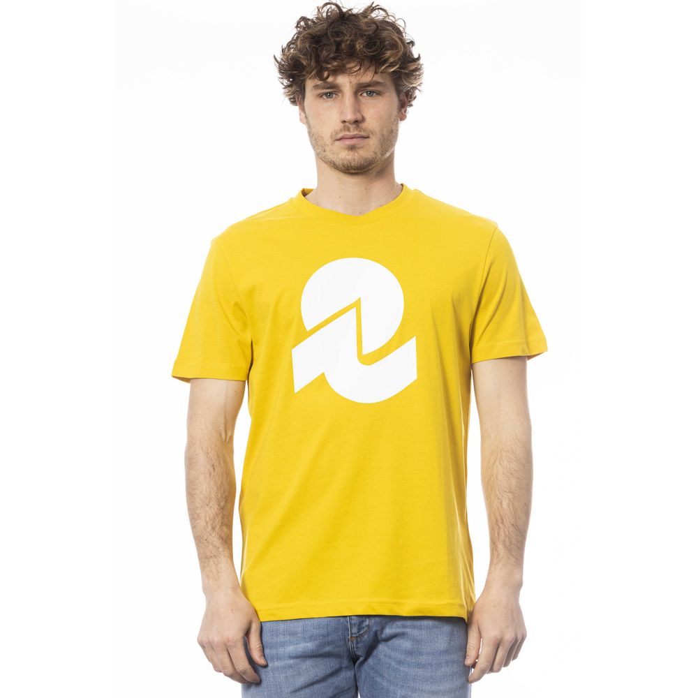 T-shirt homme en coton jaune Invicta