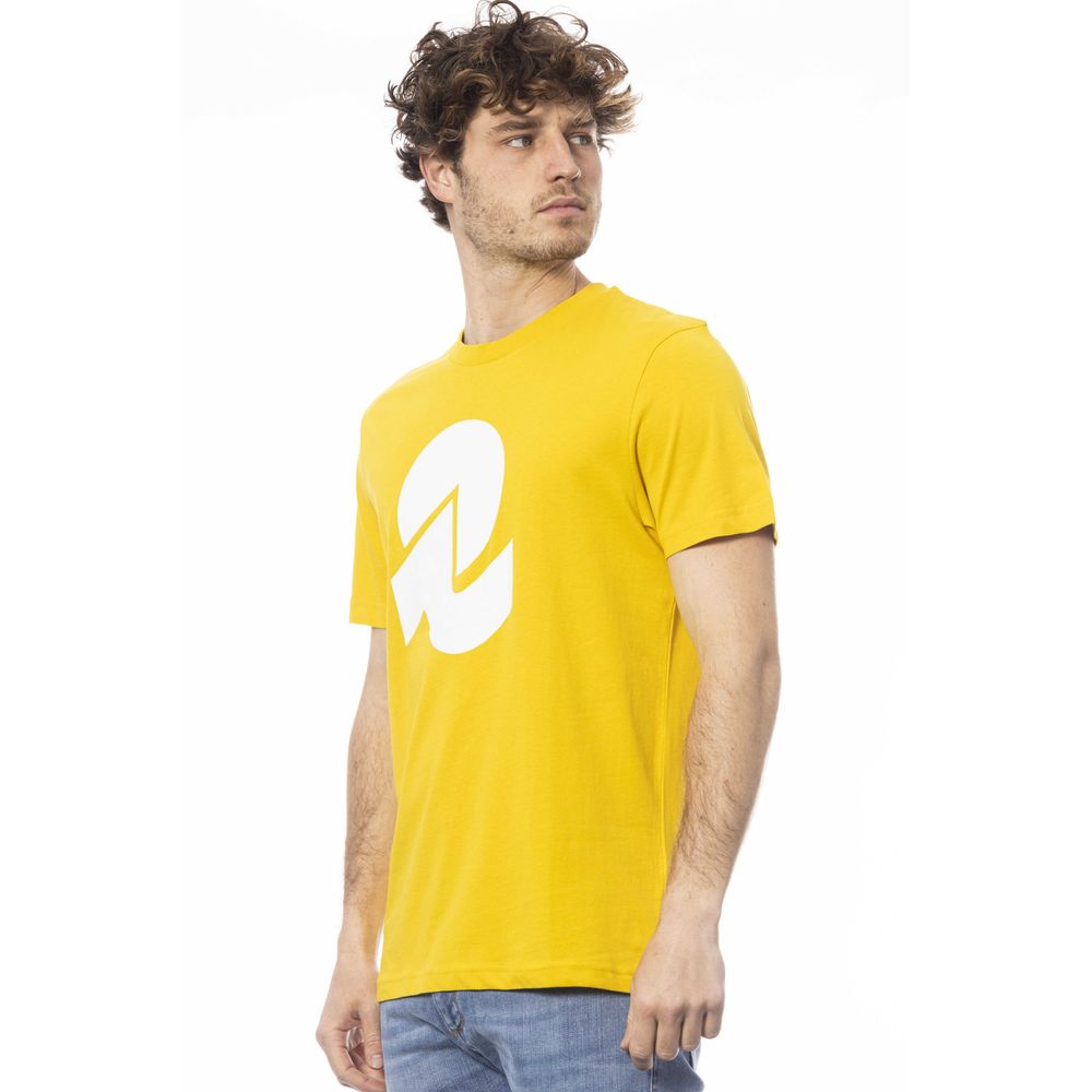 T-shirt homme en coton jaune Invicta