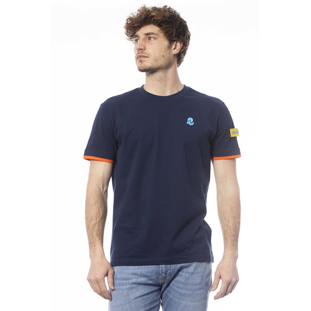 T-shirt homme en coton bleu Invicta