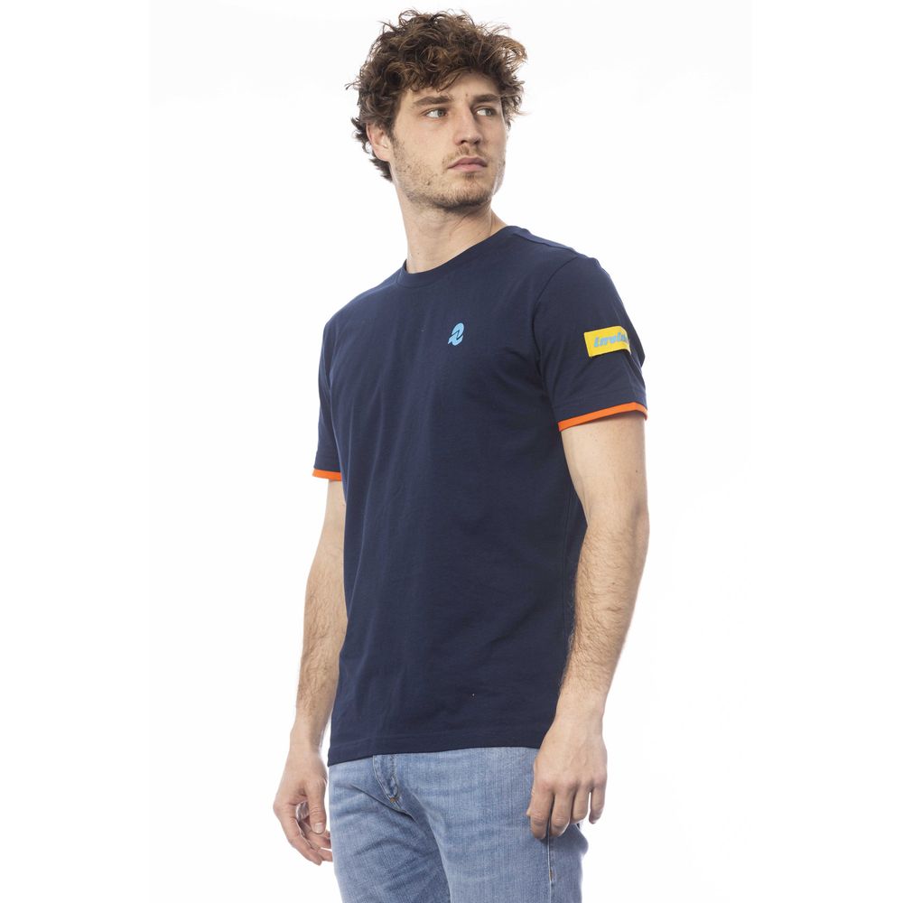 T-shirt homme en coton bleu Invicta