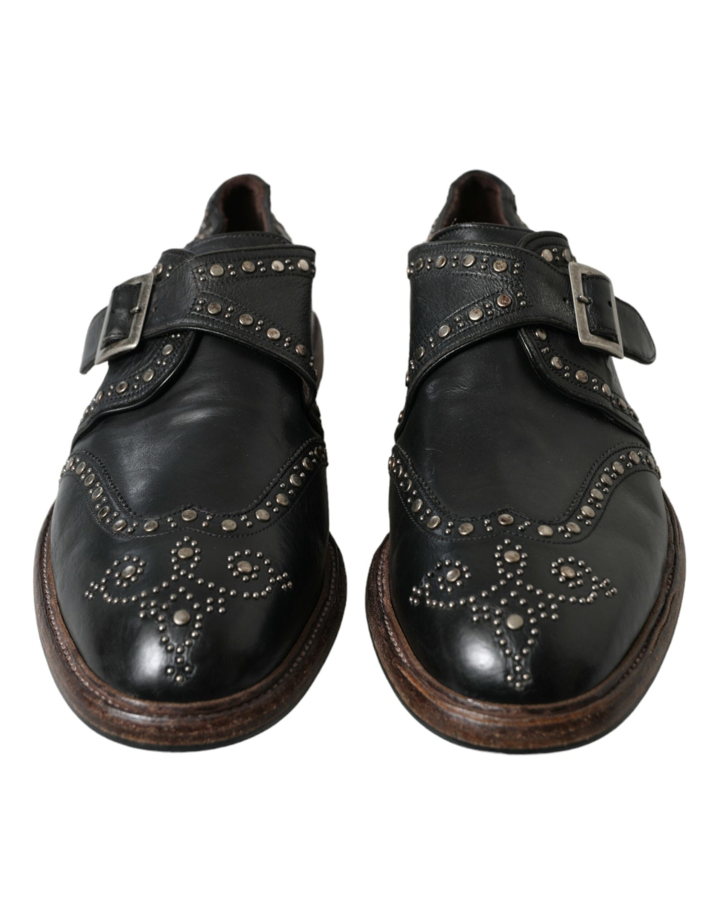 Dolce & Gabbana Élégantes chaussures à boucle en cuir de veau