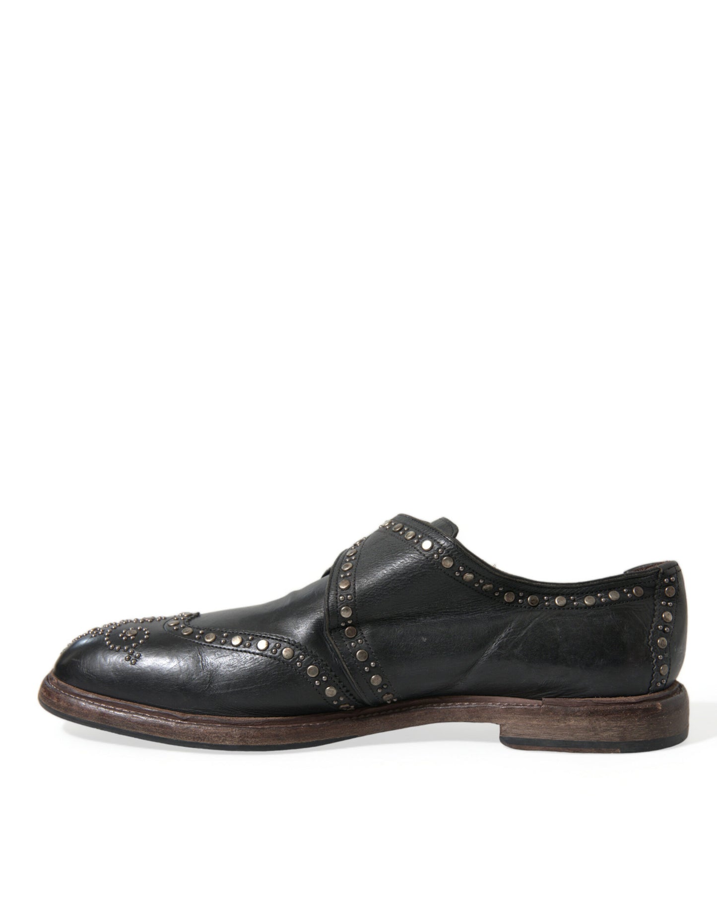 Dolce & Gabbana Élégantes chaussures à boucle en cuir de veau