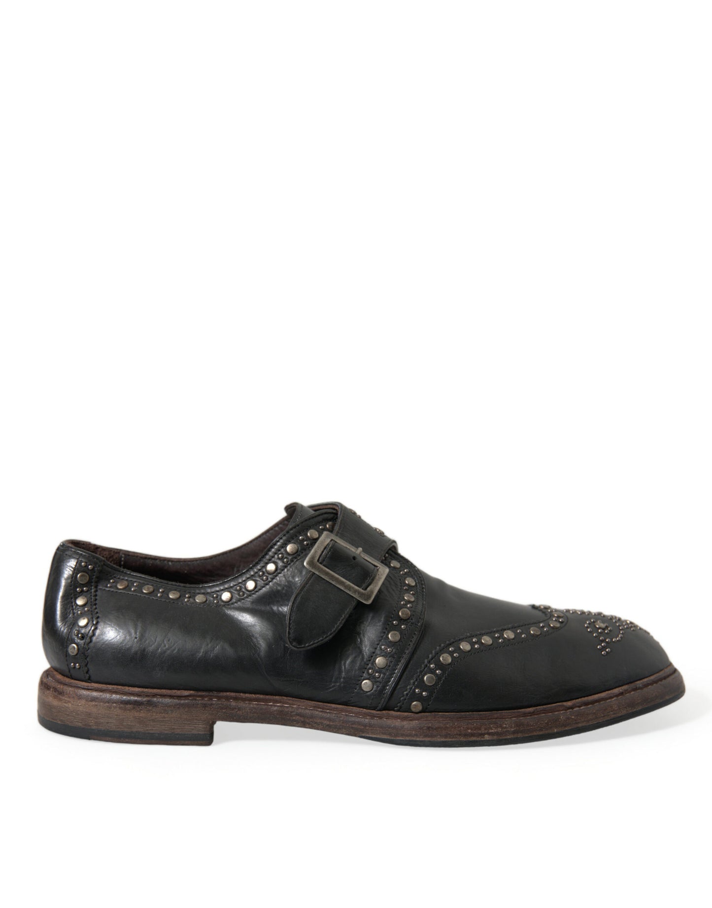 Dolce & Gabbana Élégantes chaussures à boucle en cuir de veau