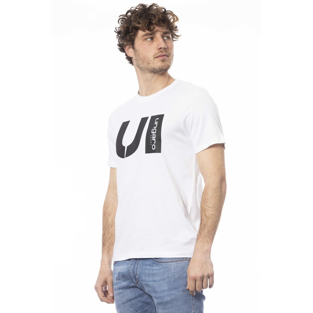 T-shirt Ungaro Sport en coton blanc pour homme
