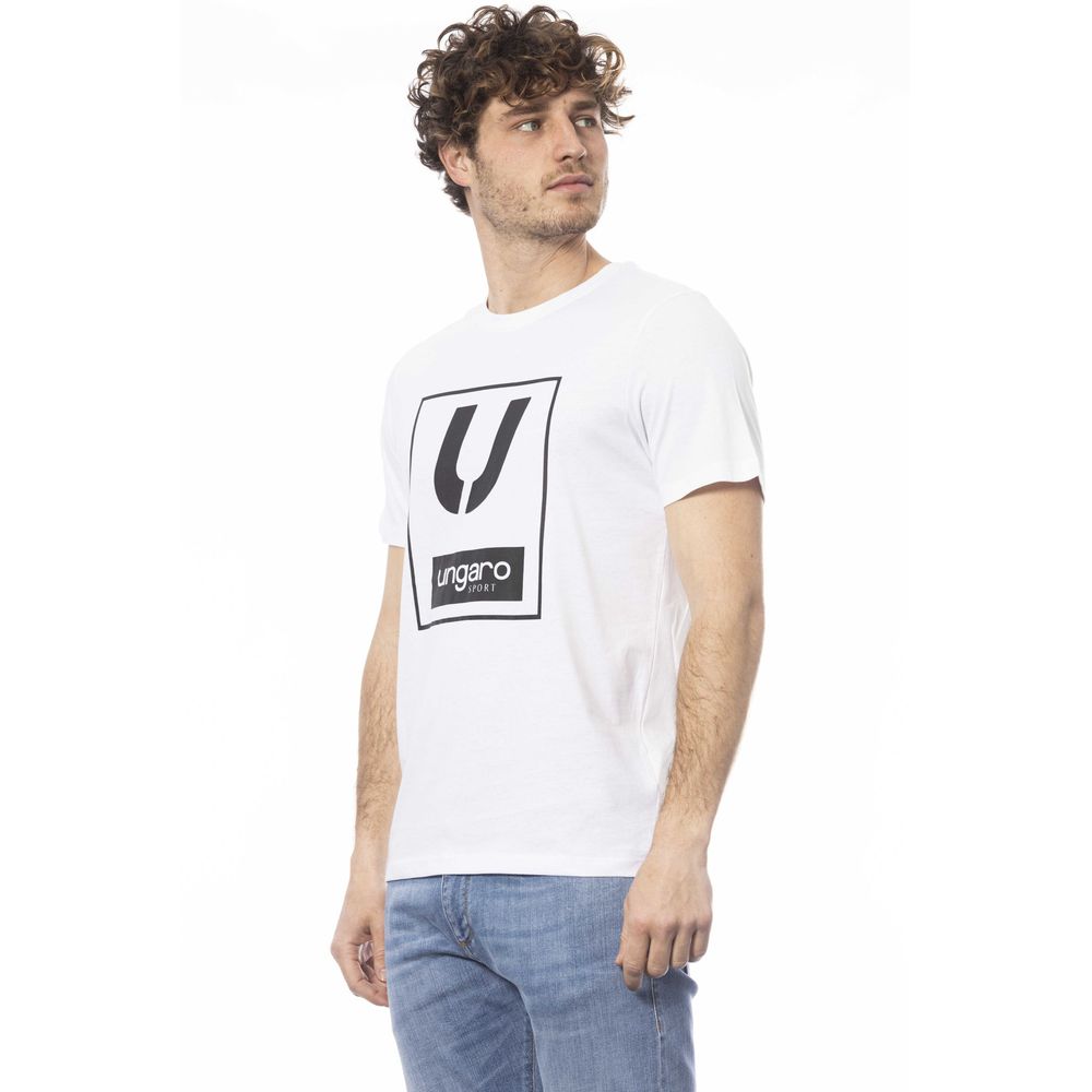 T-shirt Ungaro Sport en coton blanc pour homme