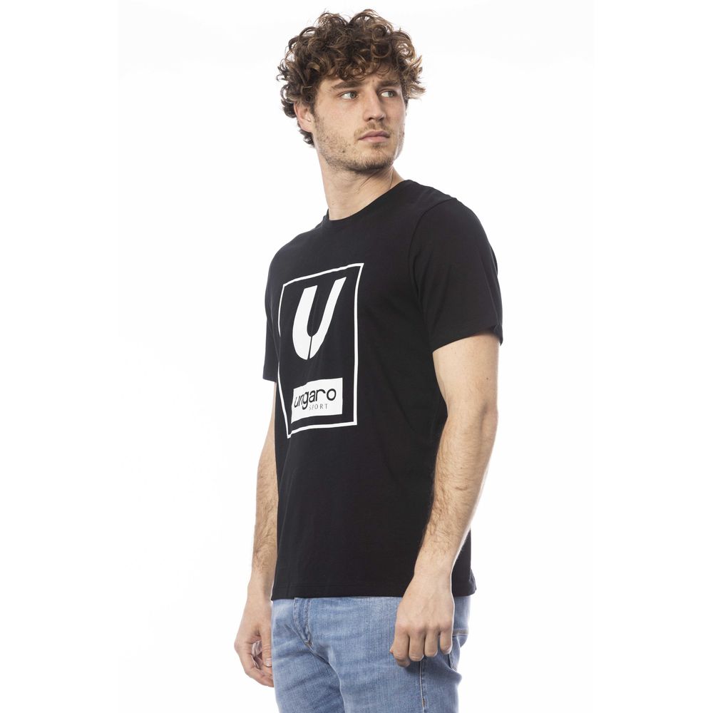 T-shirt Ungaro Sport en coton noir pour homme