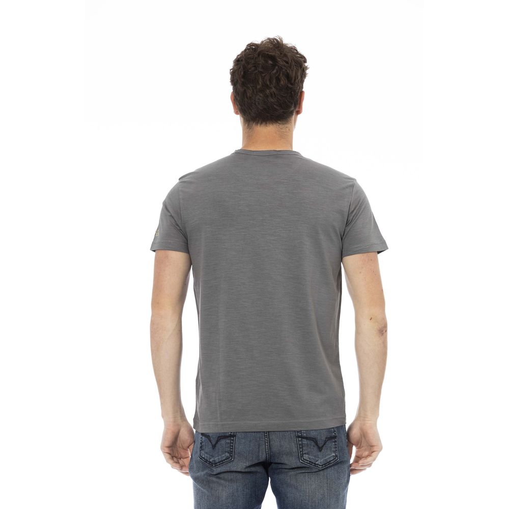 T-shirt Trussardi Action en coton gris pour homme