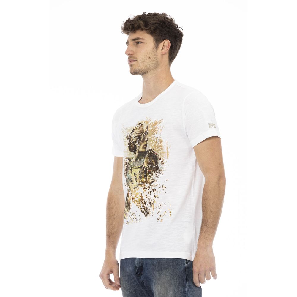 T-shirt Trussardi Action en coton blanc pour homme