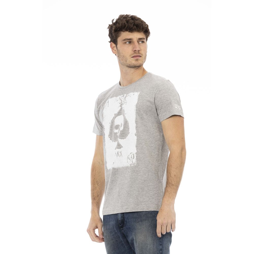 T-shirt Trussardi Action en coton gris pour homme