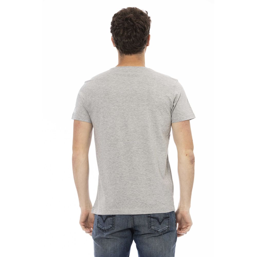 T-shirt Trussardi Action en coton gris pour homme