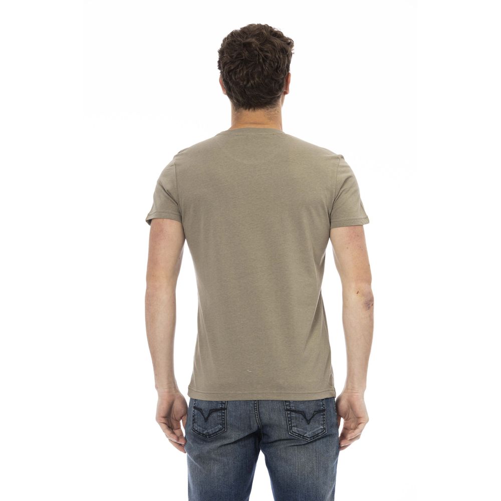 T-shirt Trussardi Action en coton vert pour homme