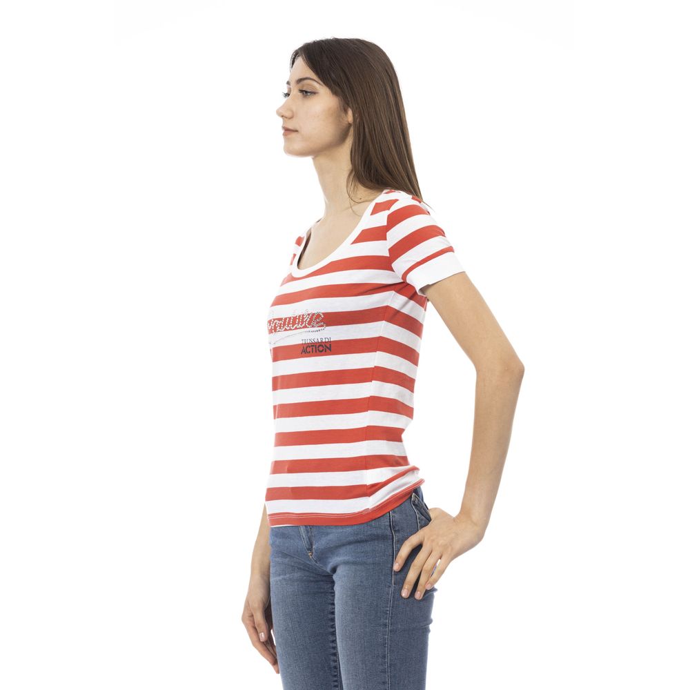 Trussardi Action Multicolor Cotton Women T-Shirt by Trussardi Action