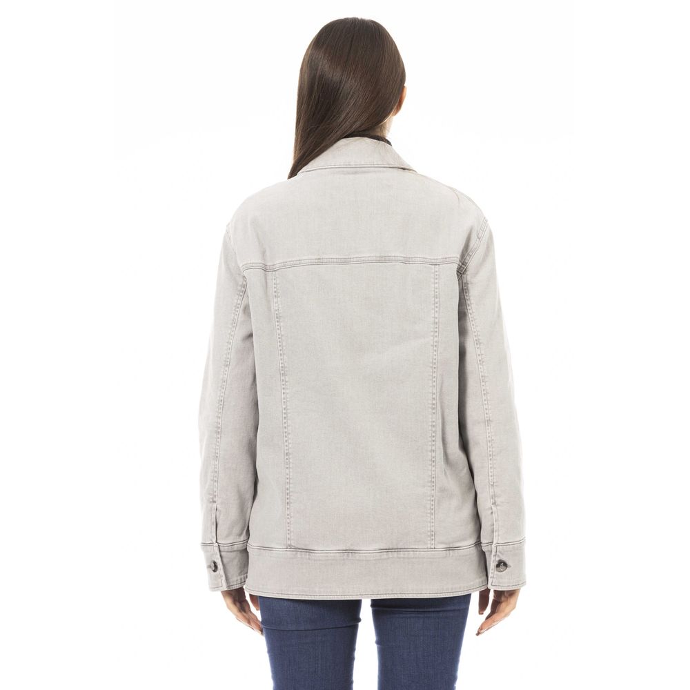 Veste en coton gris pour femme Jacob Cohen