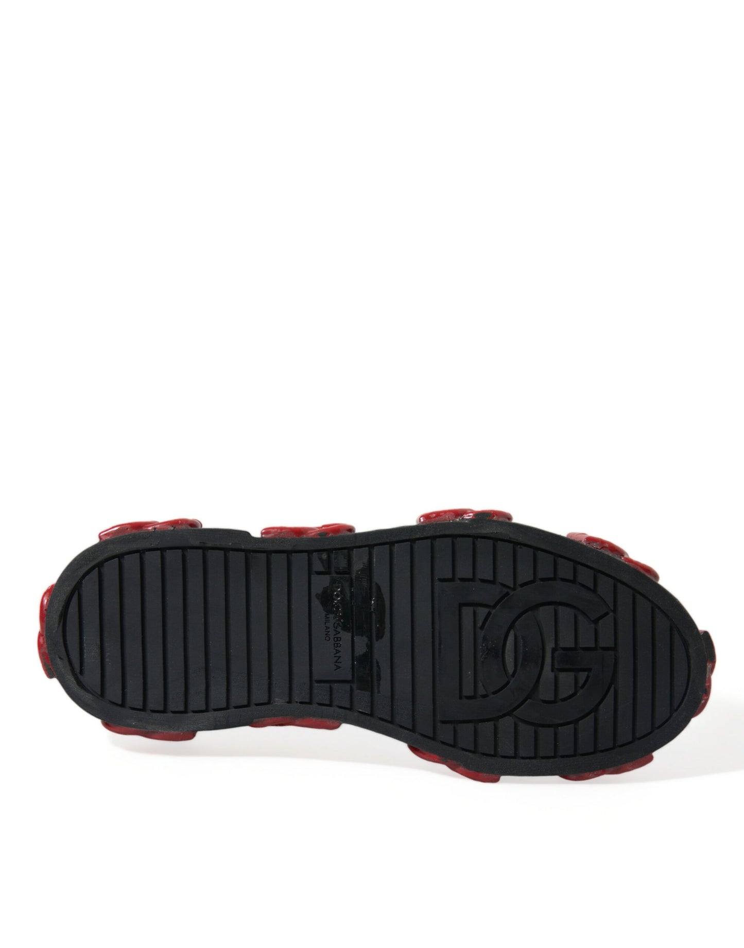Dolce & Gabbana Multicolor Camouflage High Top Sneakers Shoes by Dolce & Gabbana