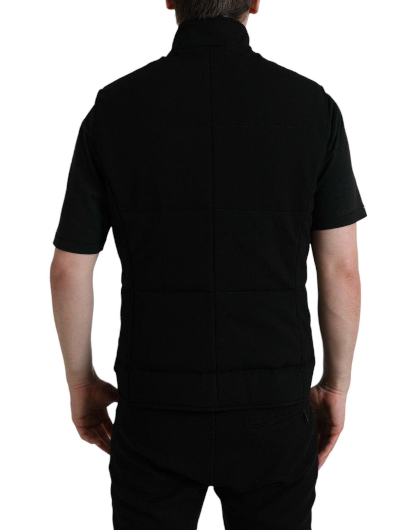 Dolce & Gabbana Élégante veste sans manches noire