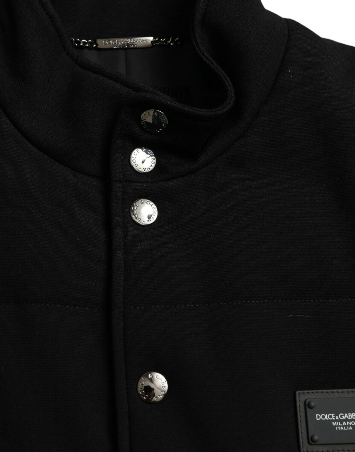 Dolce & Gabbana Élégante veste sans manches noire