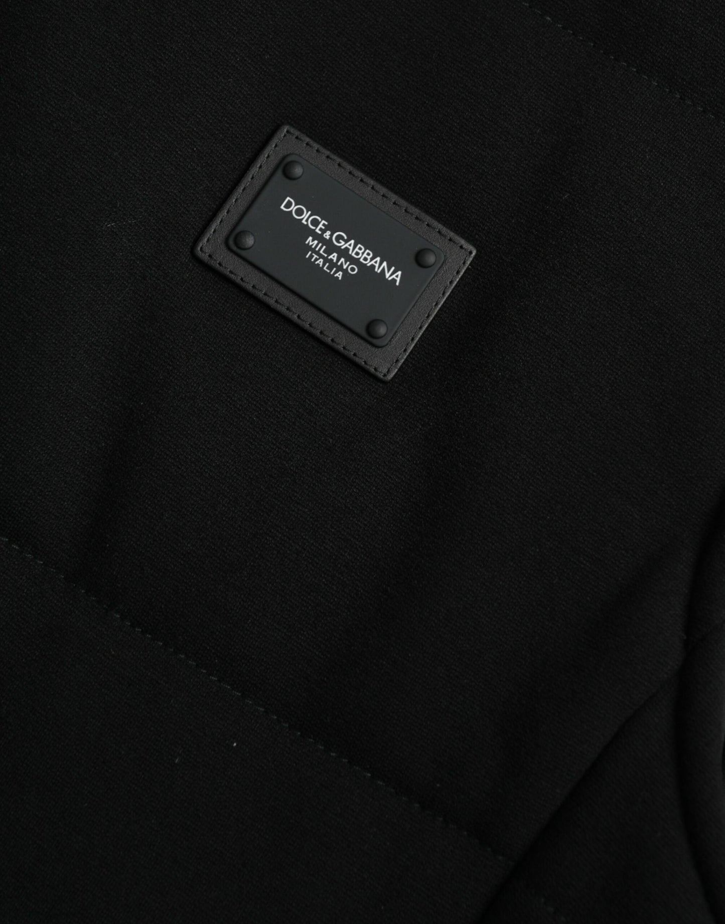 Dolce & Gabbana Élégante veste sans manches noire