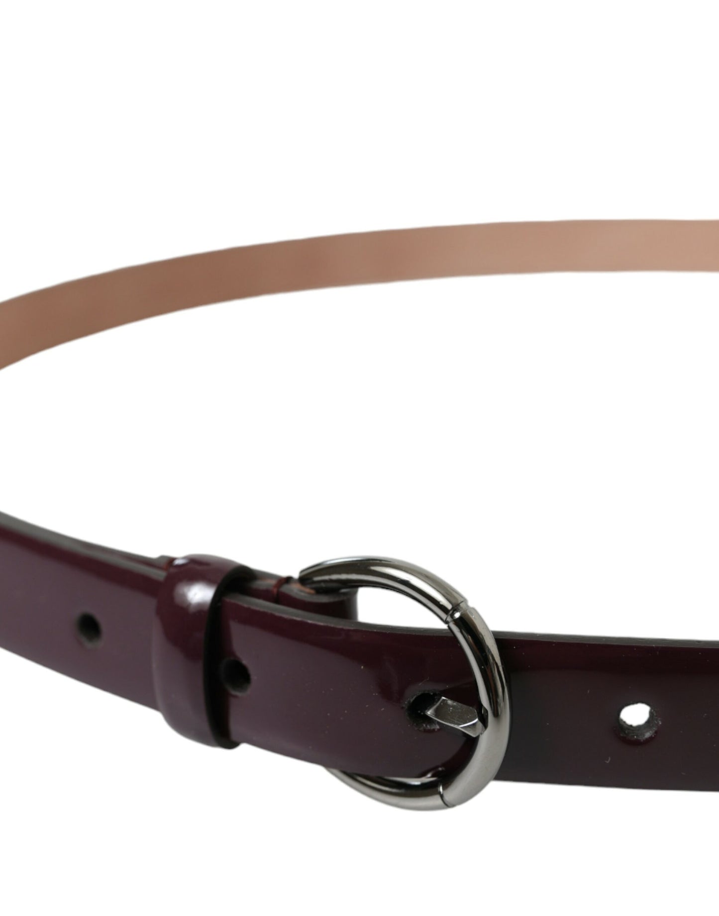 Ceinture élégante en cuir marron Dolce & Gabbana