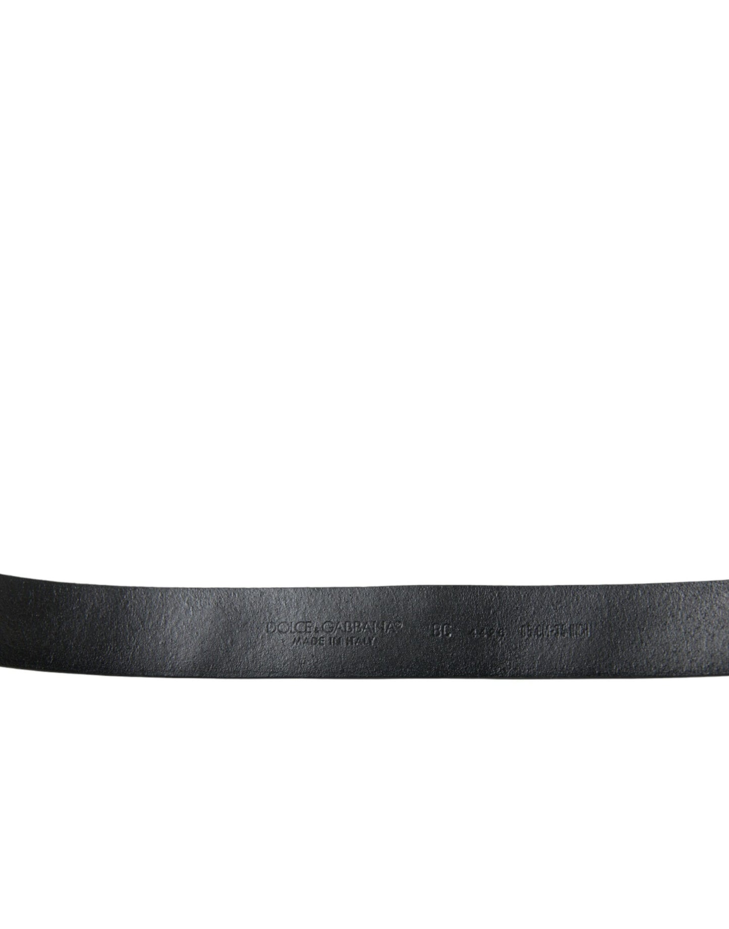 Ceinture en cuir avec logo gravé Dolce & Gabbana