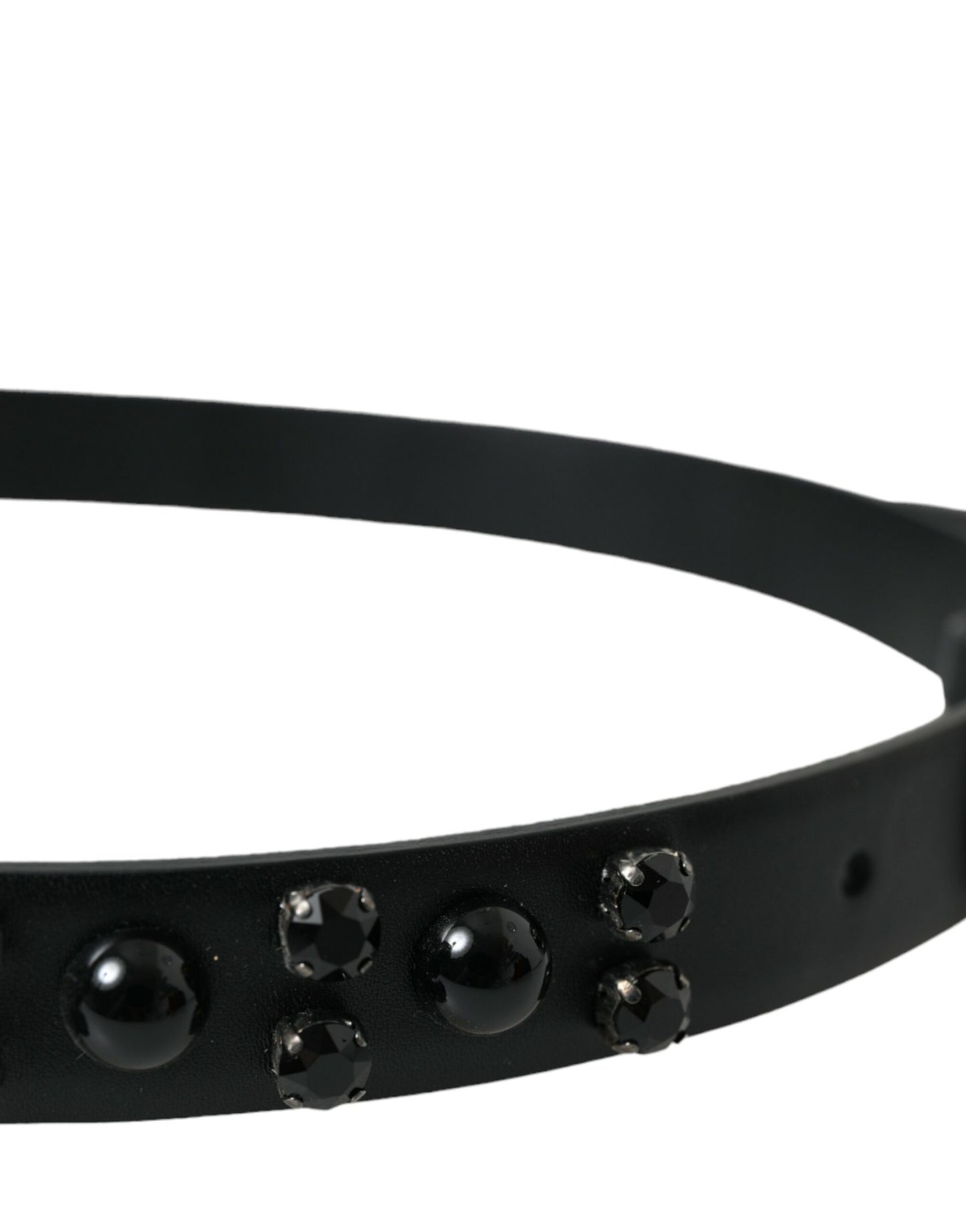 Ceinture en cuir avec logo gravé Dolce & Gabbana