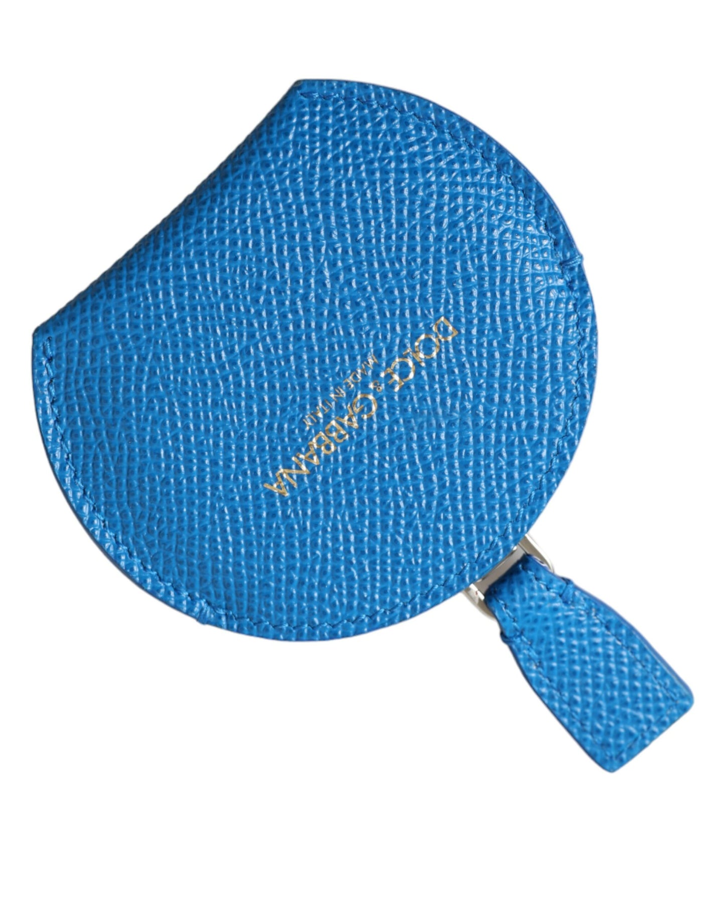 Porte-miroir élégant en cuir bleu Dolce & Gabbana