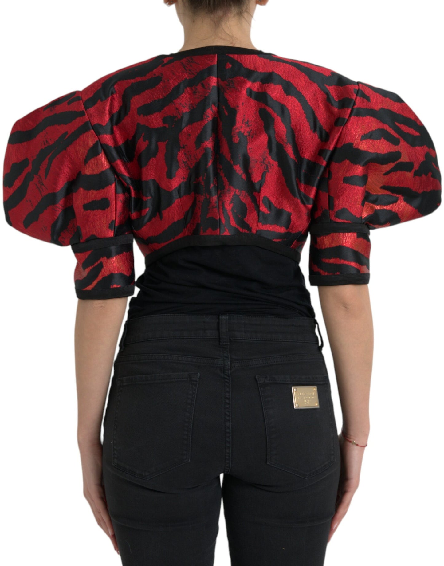 Dolce & Gabbana Élégant manteau à imprimé animalier