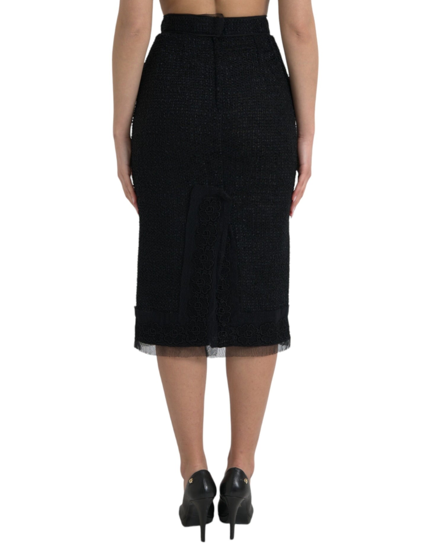 Jupe midi taille haute élégante Dolce & Gabbana