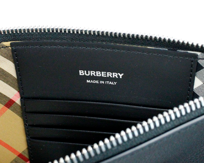 Sac à bandoulière Burberry Peyton en cuir noir monogrammé