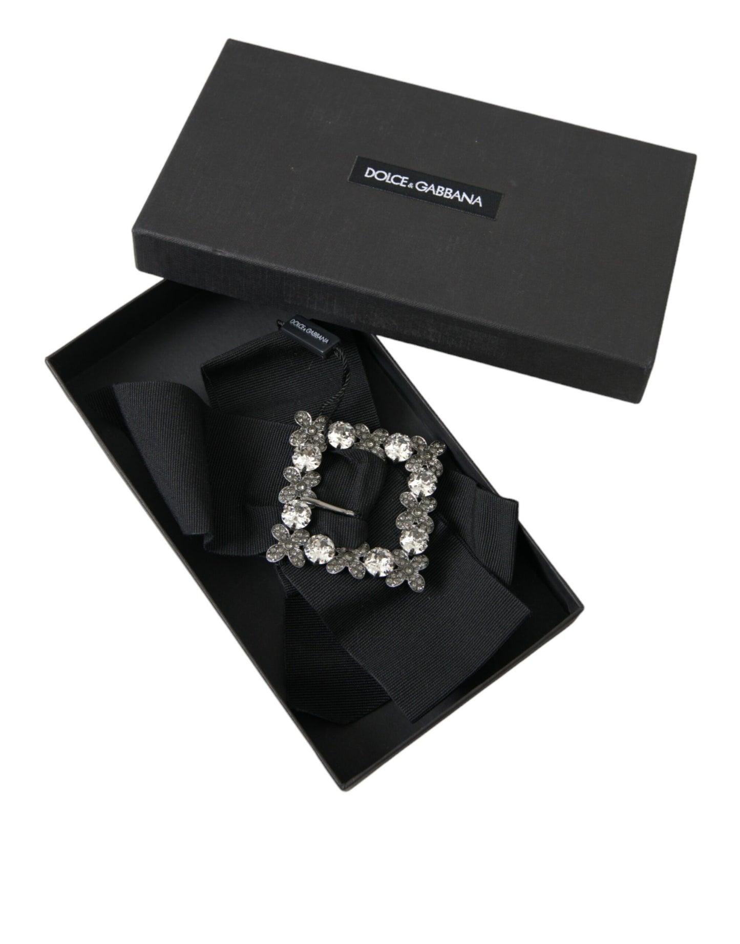 Pince à cheveux Dolce & Gabbana ornée de cristaux Swarovski noirs