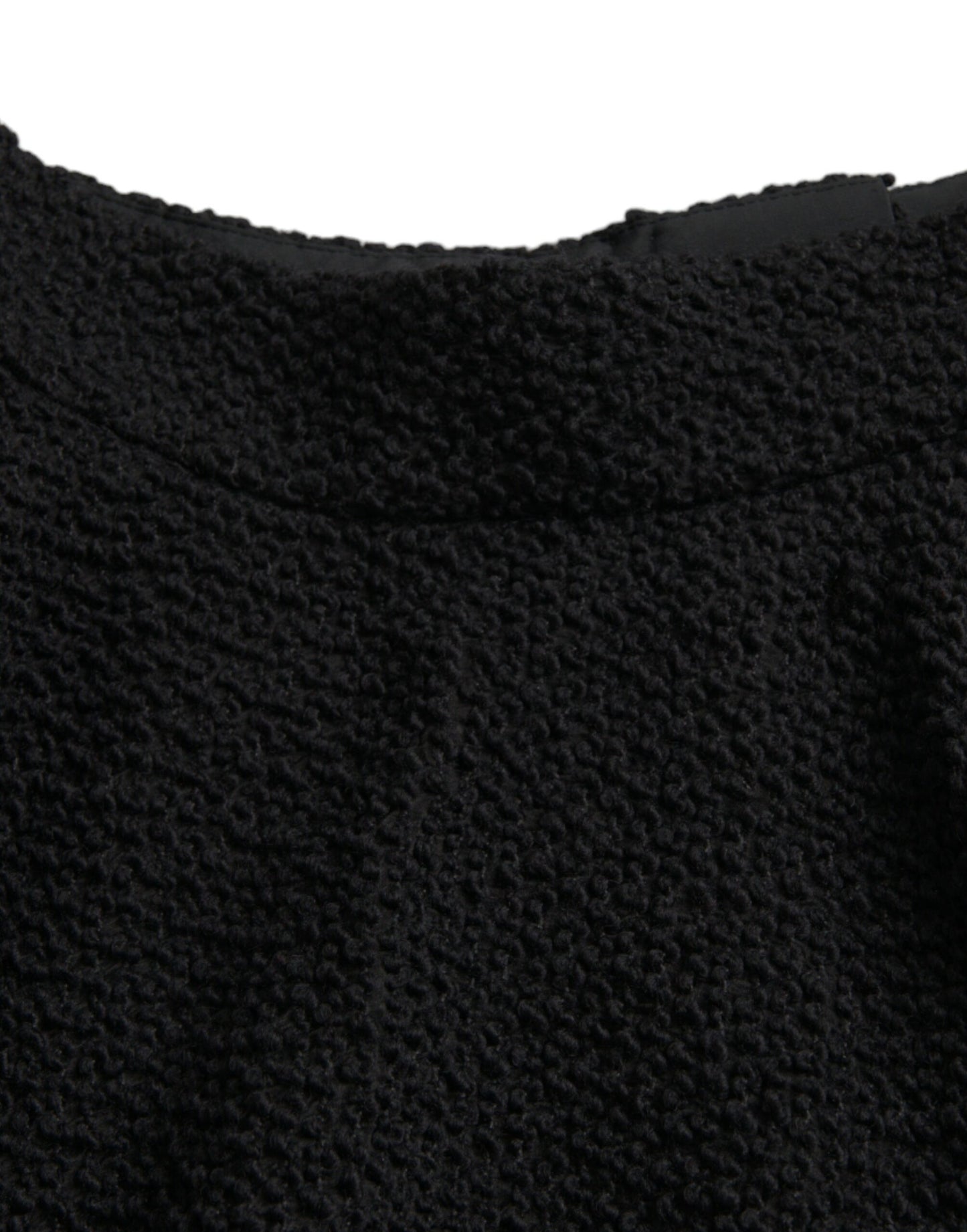 Jupe trapèze noire taille haute longueur genou Dolce & Gabbana