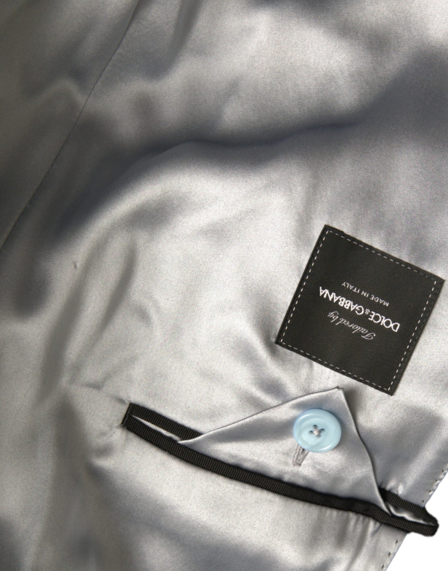 Dolce & Gabbana - Trench-coat long croisé bleu