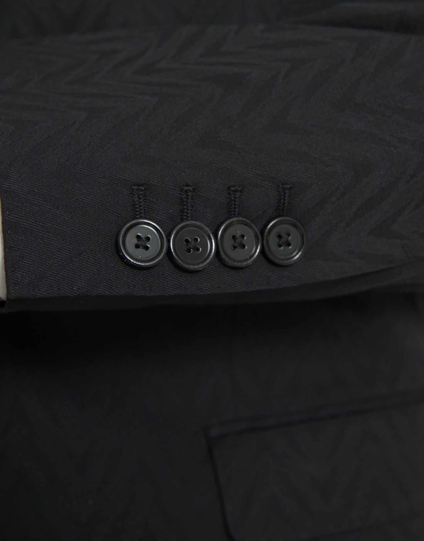 Dolce & Gabbana Veste-manteau slim noire MARTINI