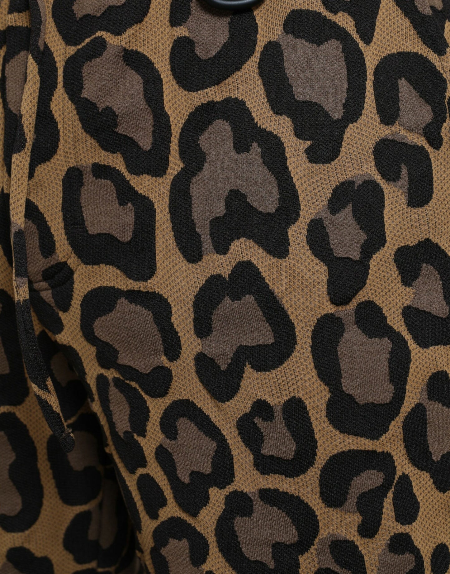 Dolce & Gabbana Brown Leopard Print Polyester Jogger Pants by Dolce & Gabbana