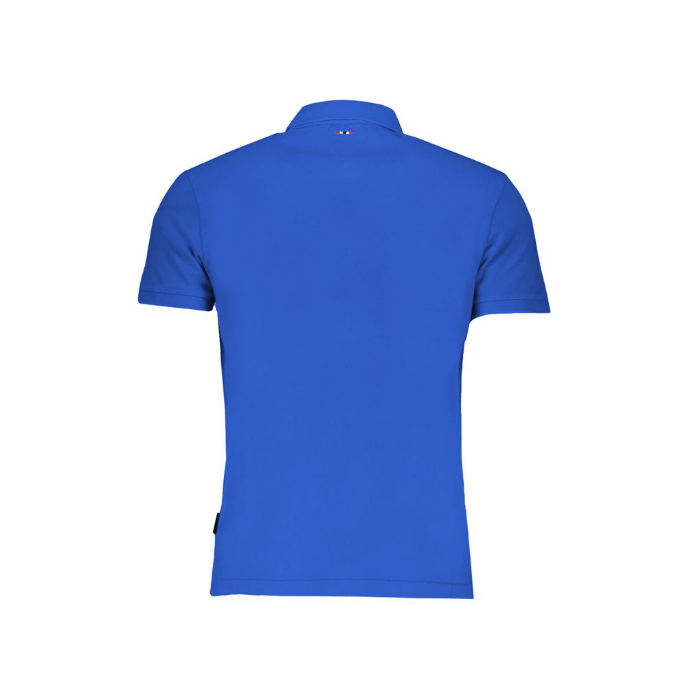 Polo Napapijri en coton bleu