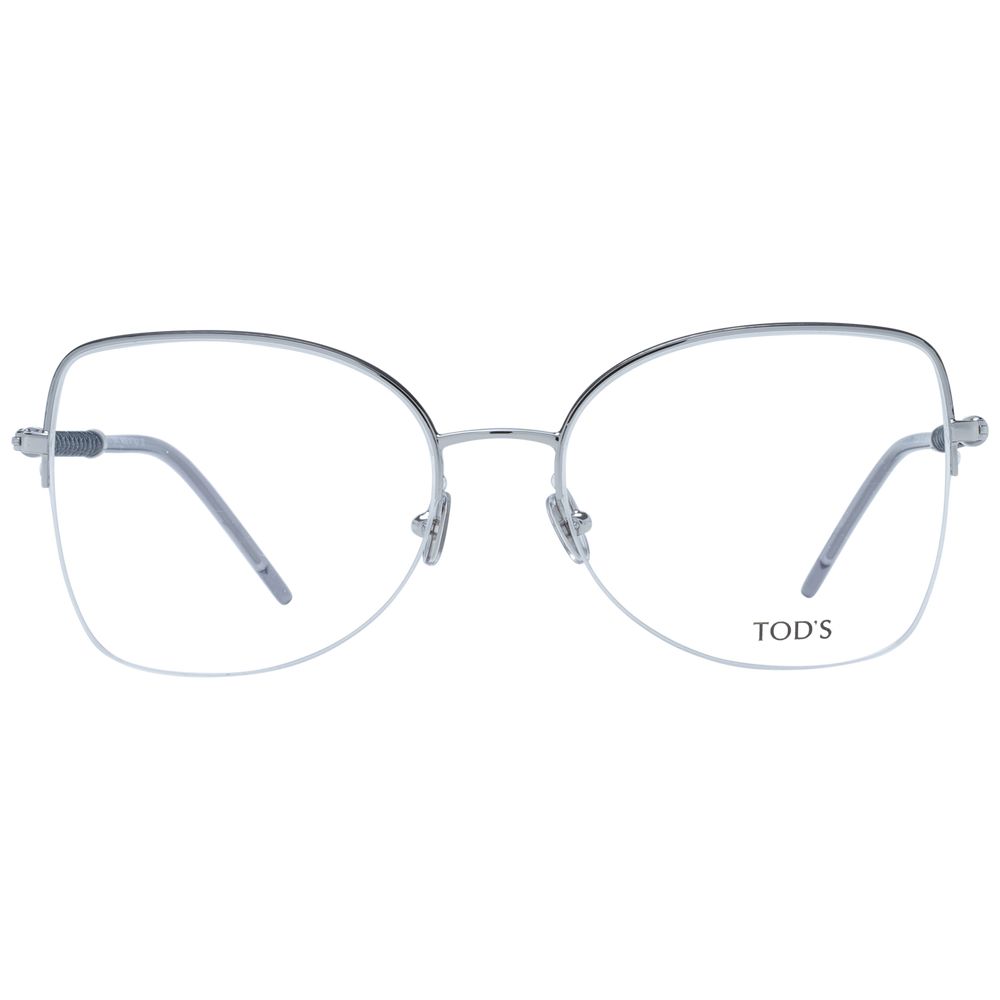 Tod's Zilveren Dames Brilmontuur Metaal - Zilver/56mm